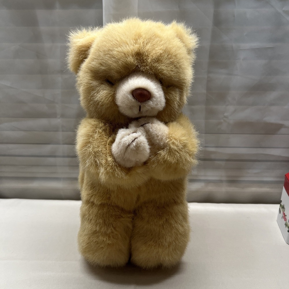 VTG 1995 Ty Beanie Buddy 10" HOPE Praying Bear Stuffed Animal Plushw/Tags